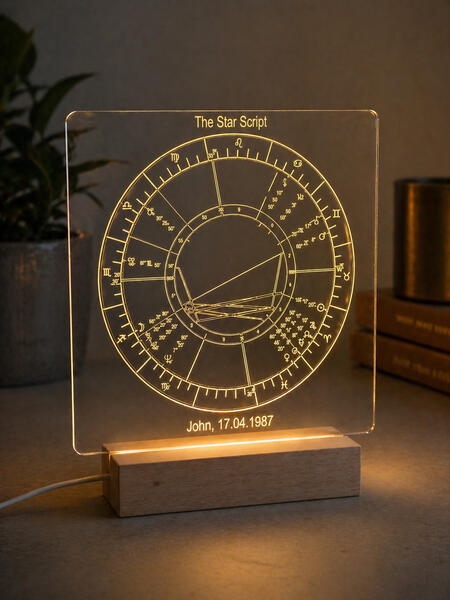 Custom Star Map on Plexiglass (Birth or Relationship)