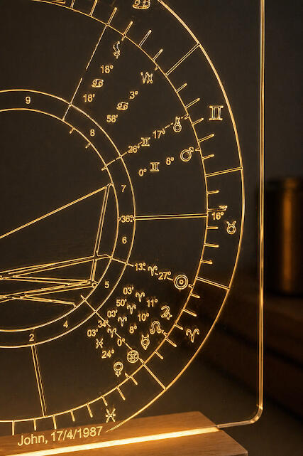 Custom Star Map on Plexiglass (Birth or Relationship)